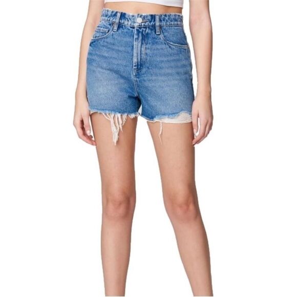 New with tags Blank NYC Distressed Denim High Waisted Cut Off Shorts - Picture 13 of 14